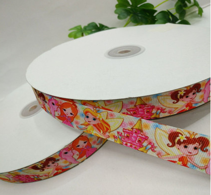 2.5公分罗纹热转印卡通印花系列