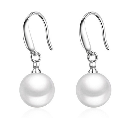 复古流苏珍珠耳环